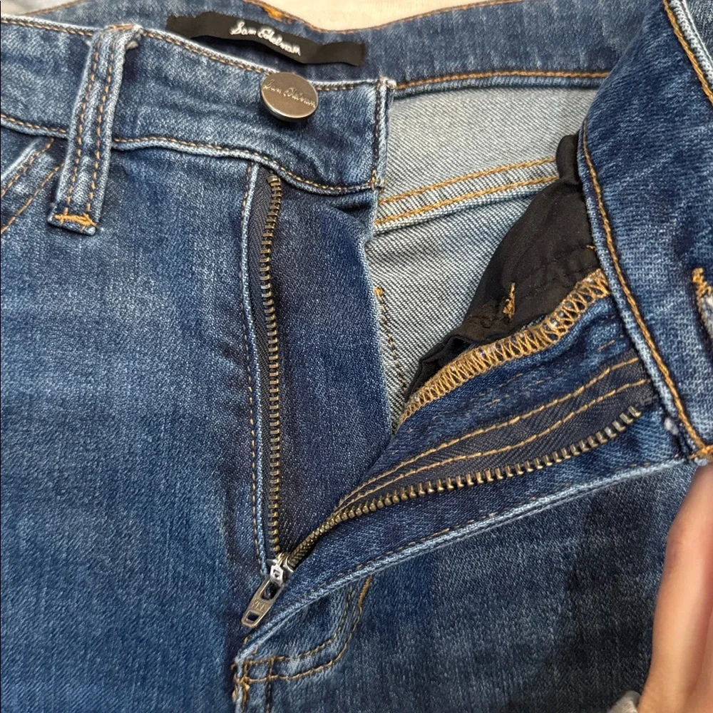 Sam Edelman The Stiletto Straight High Rise Ankle Jeans Medium Wash 2 / 26